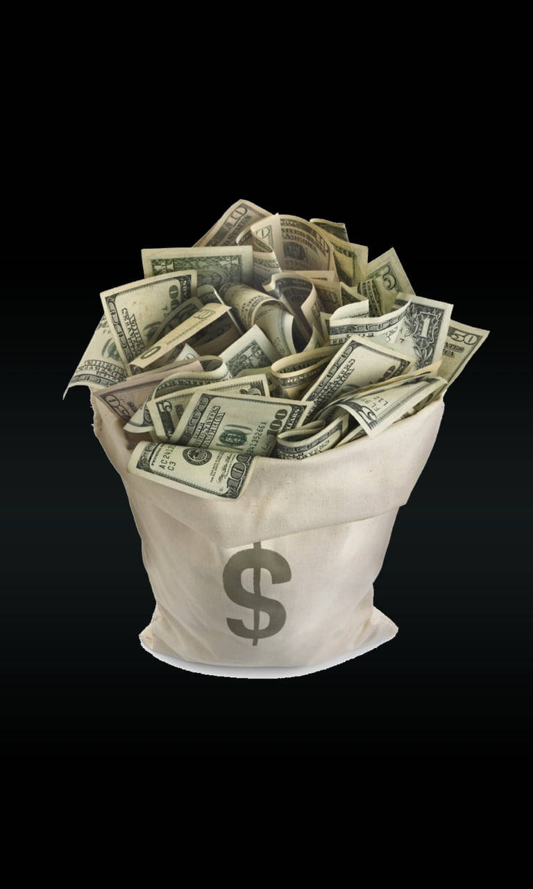 Download Sack Of Money iPhone Wallpaper