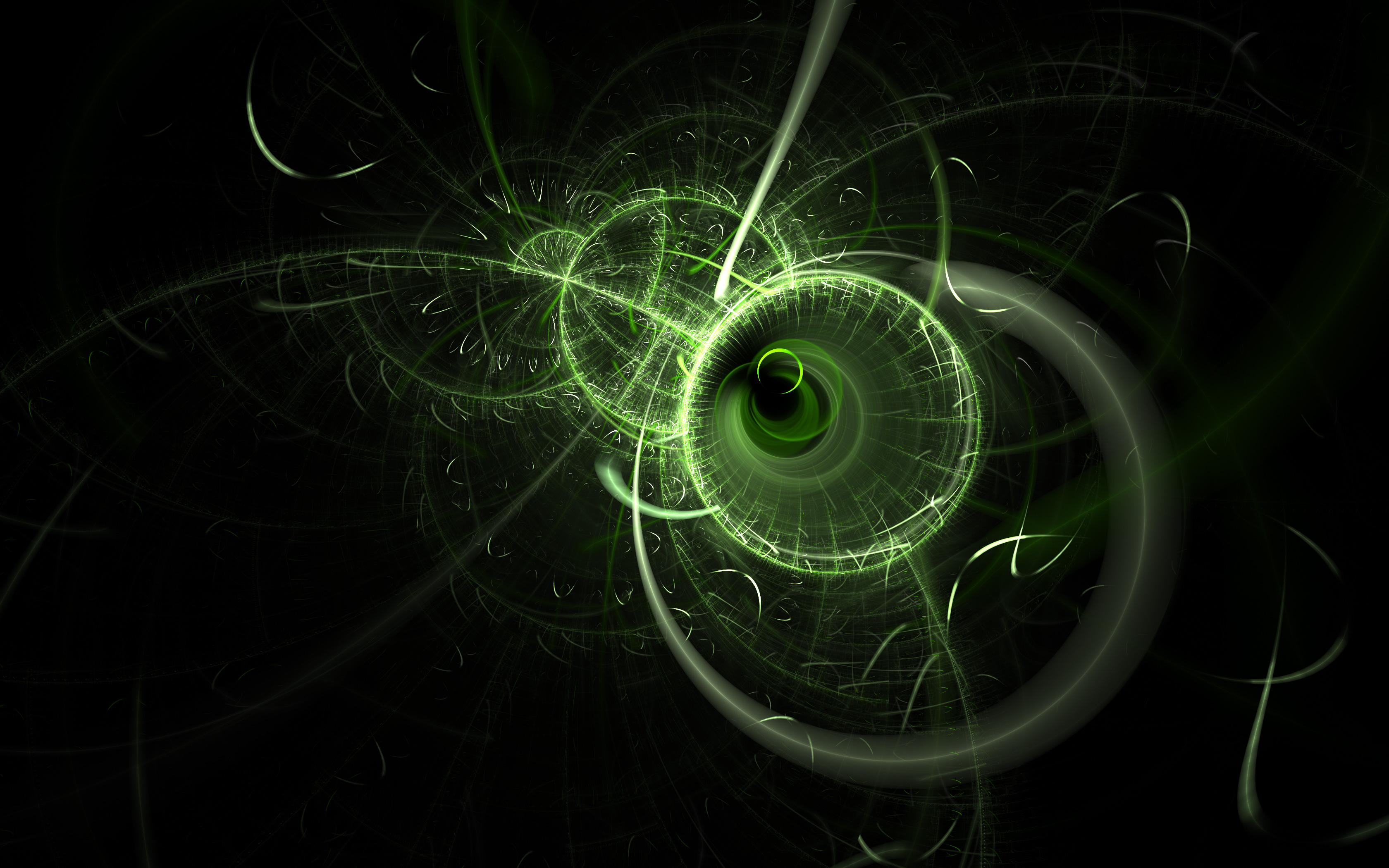 Digital Abstract Fractals Wallpaper, HD