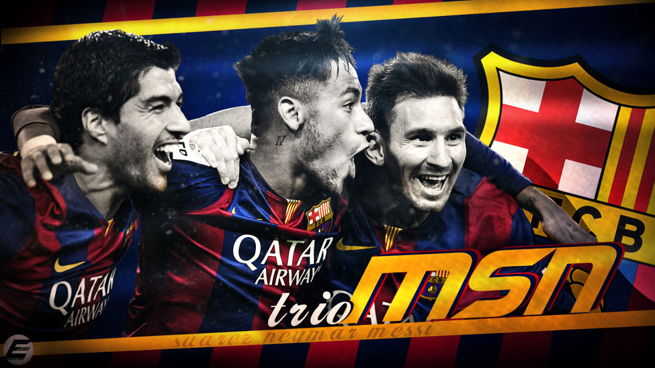Messi Suarez Neymar Barcelona Msn