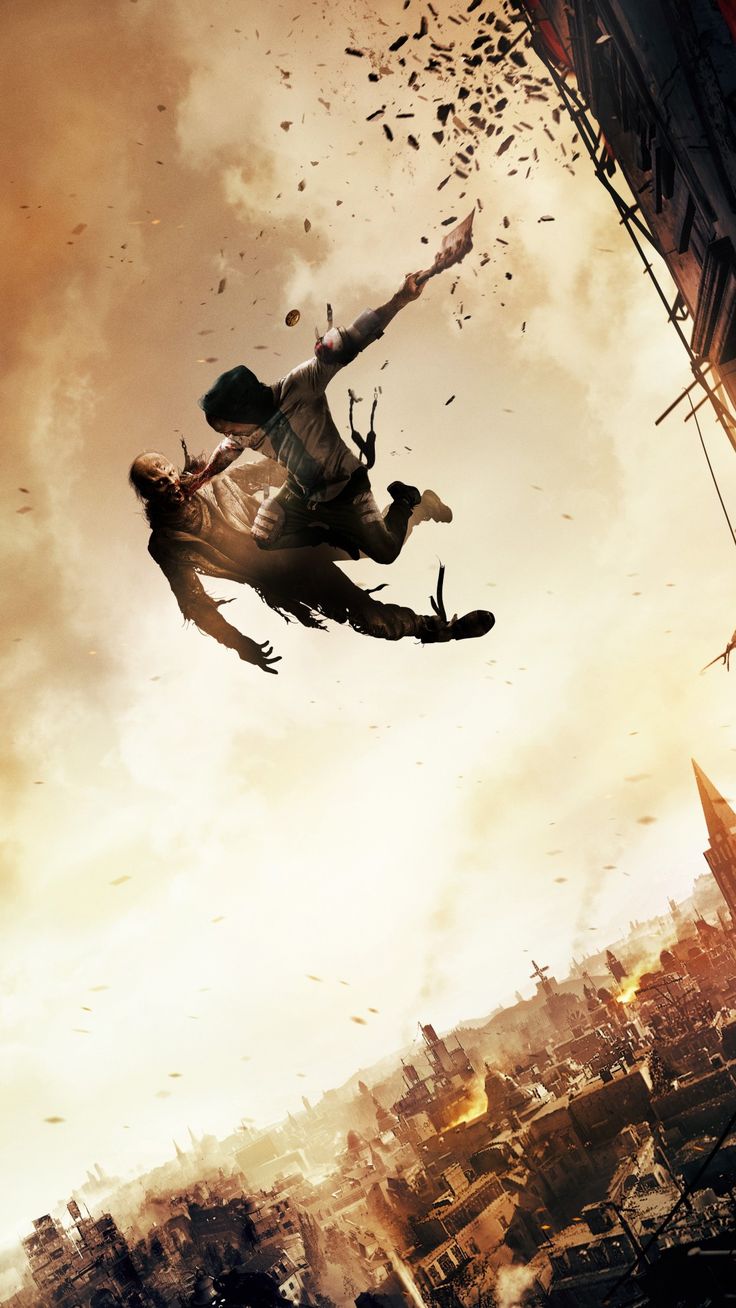 Dying Light 2. iPhone wallpaper lights