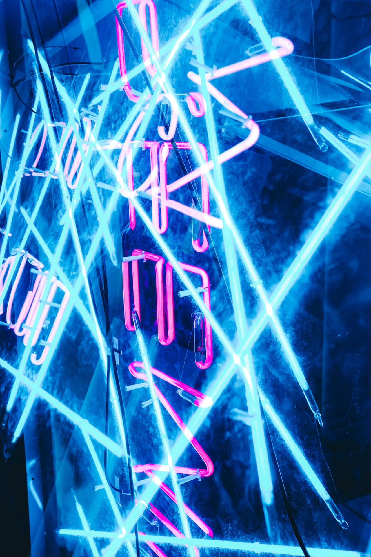 Download free 4k Neon iPhone Wall