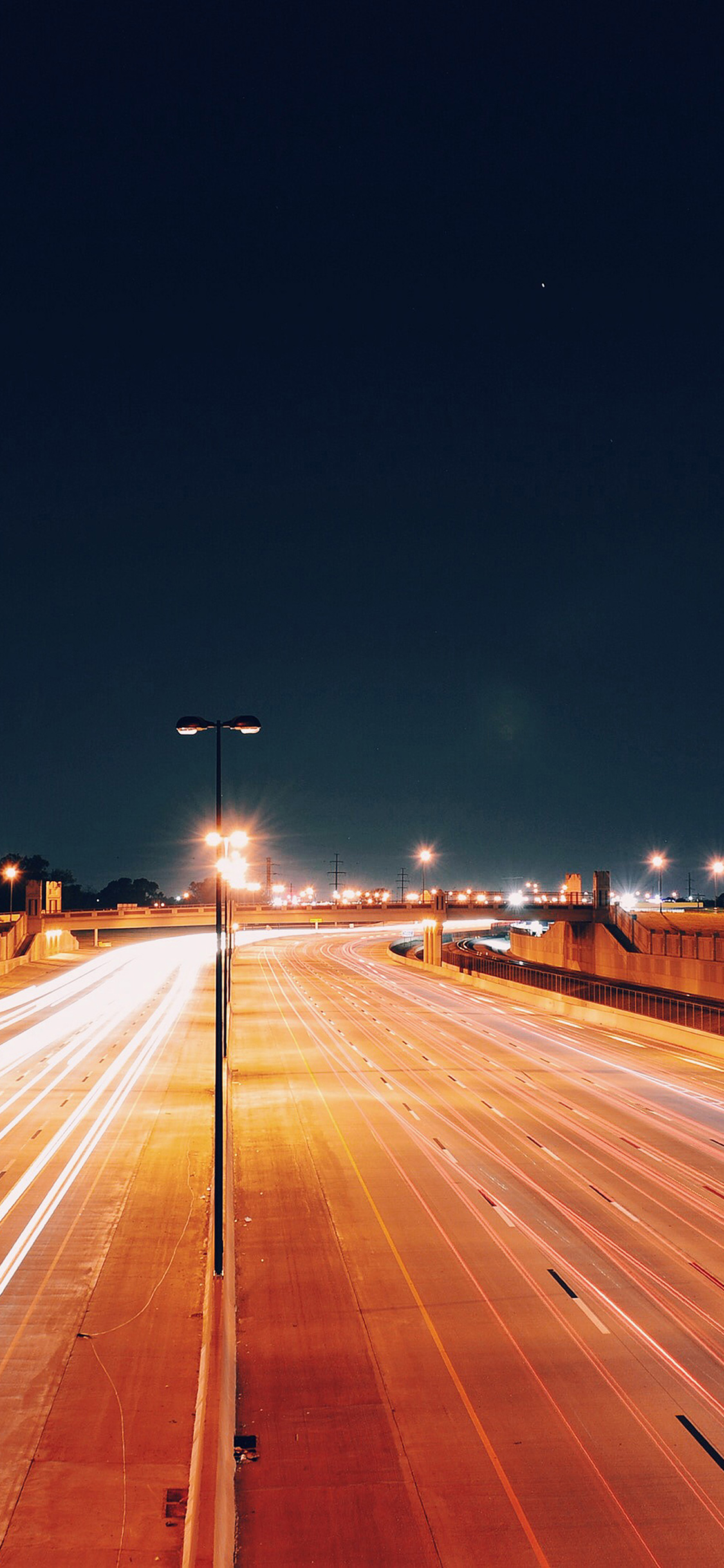 Road Street City Night Car Lights
