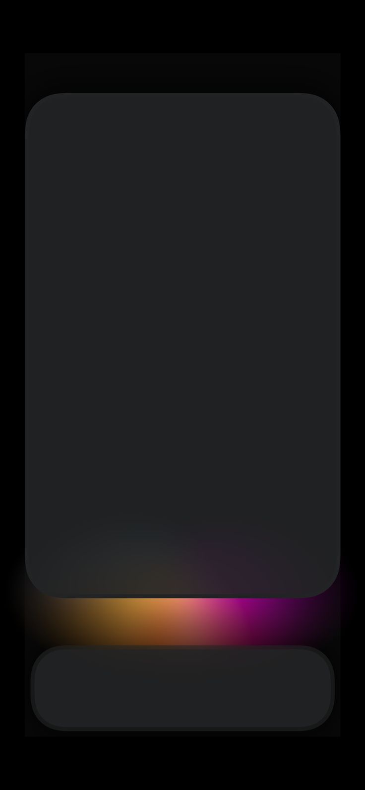 iSpazio WWDC21 Glow Card + Dock. Pixel