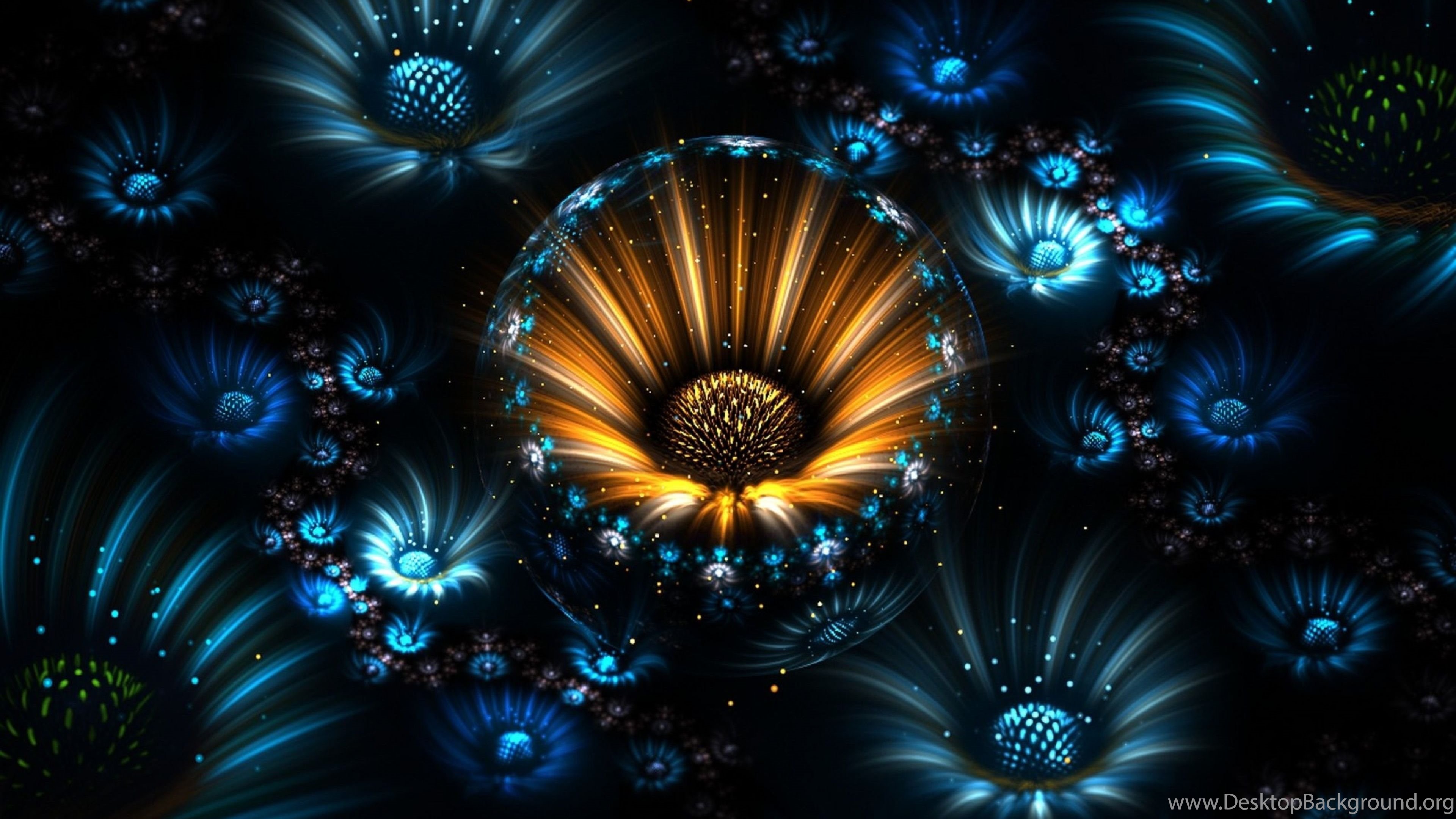 Ultra HD 4K Fractal Wallpaper HD