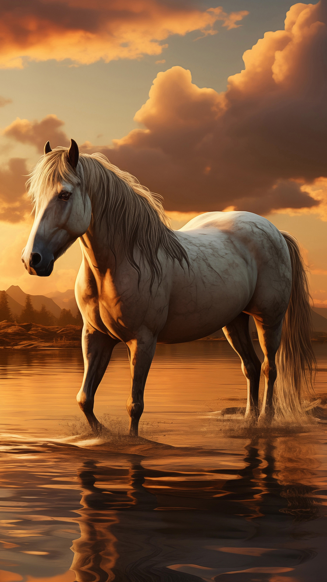 during sunset HD wallpaper 4K