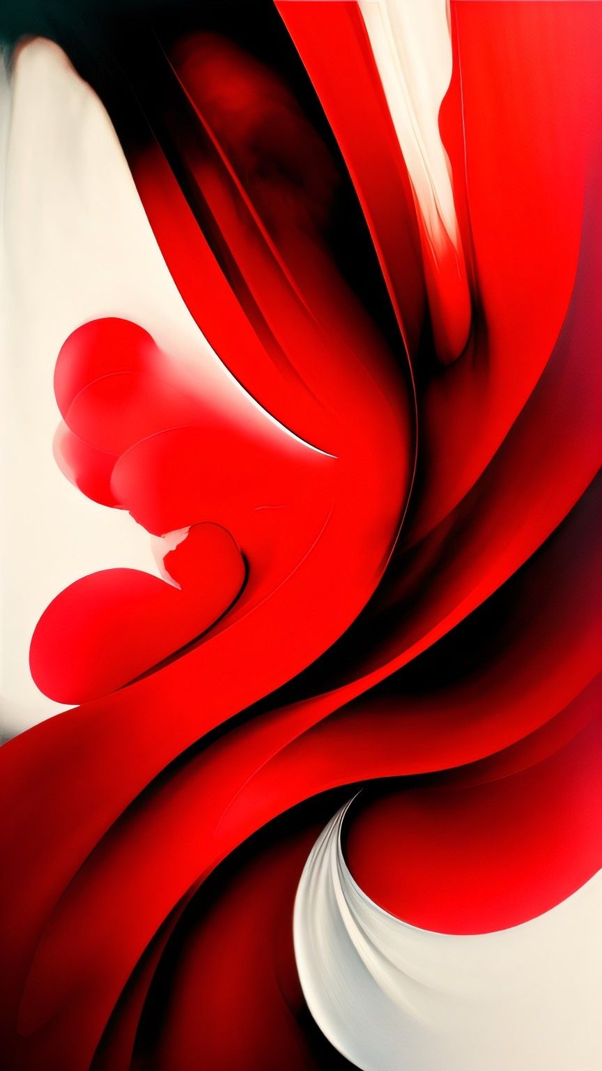 Red Abstract Phone WallpaperK