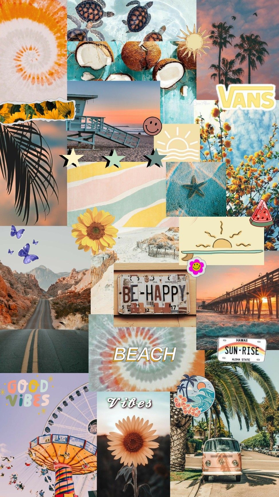 Summer vibes. Wallpaper iphone summer