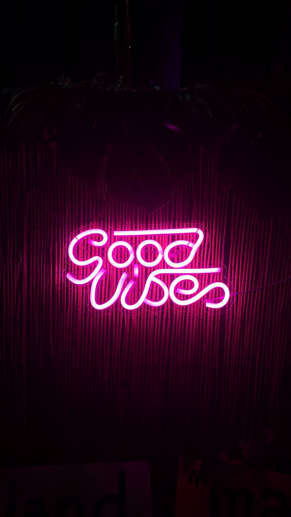 Download Wallpaper 938x1668 Vibe, Positive, Words, Neon, Light, Pink Iphone 8 7 6s 6 For Parallax HD Background