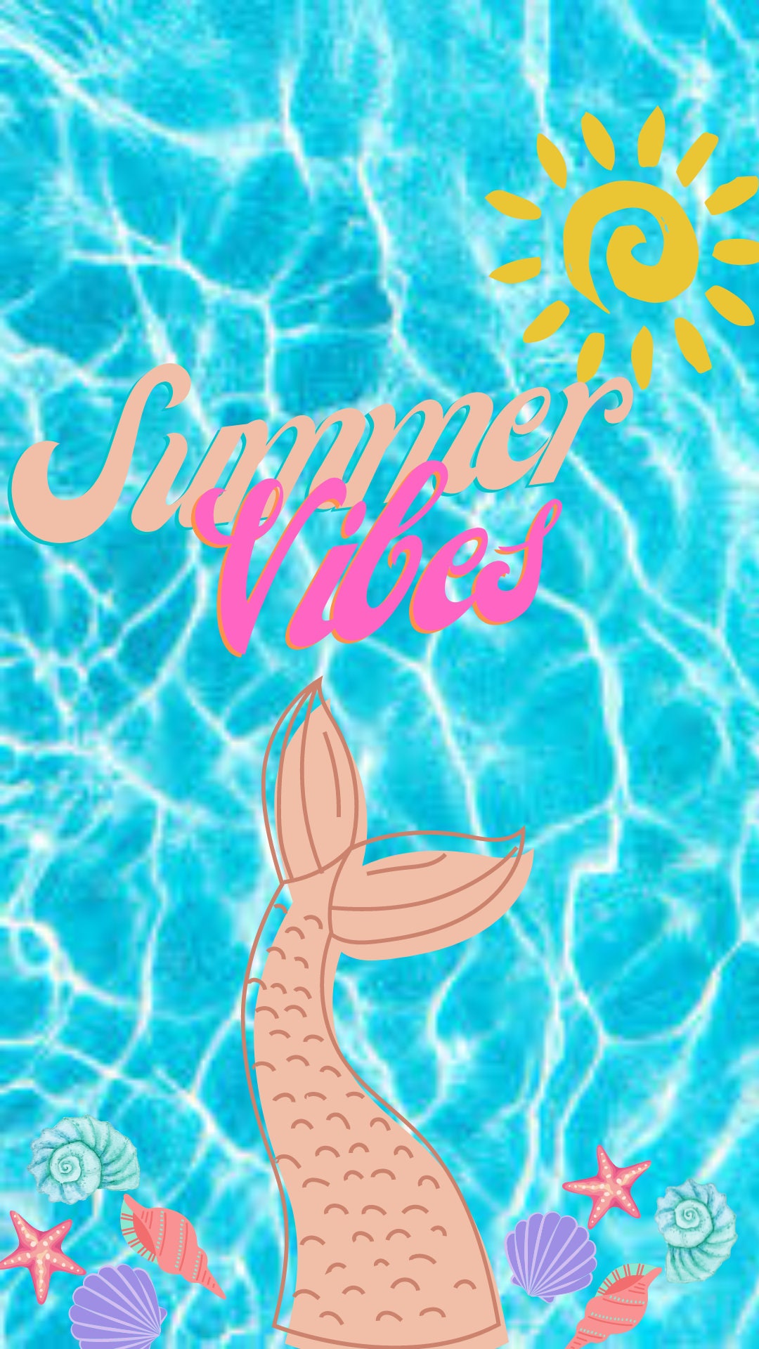 Good Vibes Summer Wallpaper for iPhone
