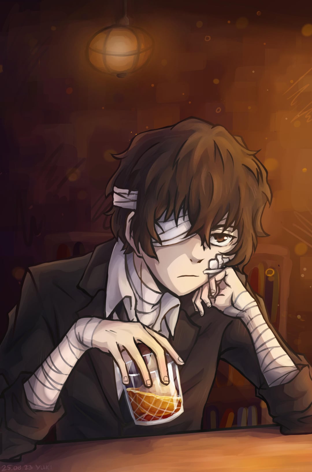 Dazai dark era fanart
