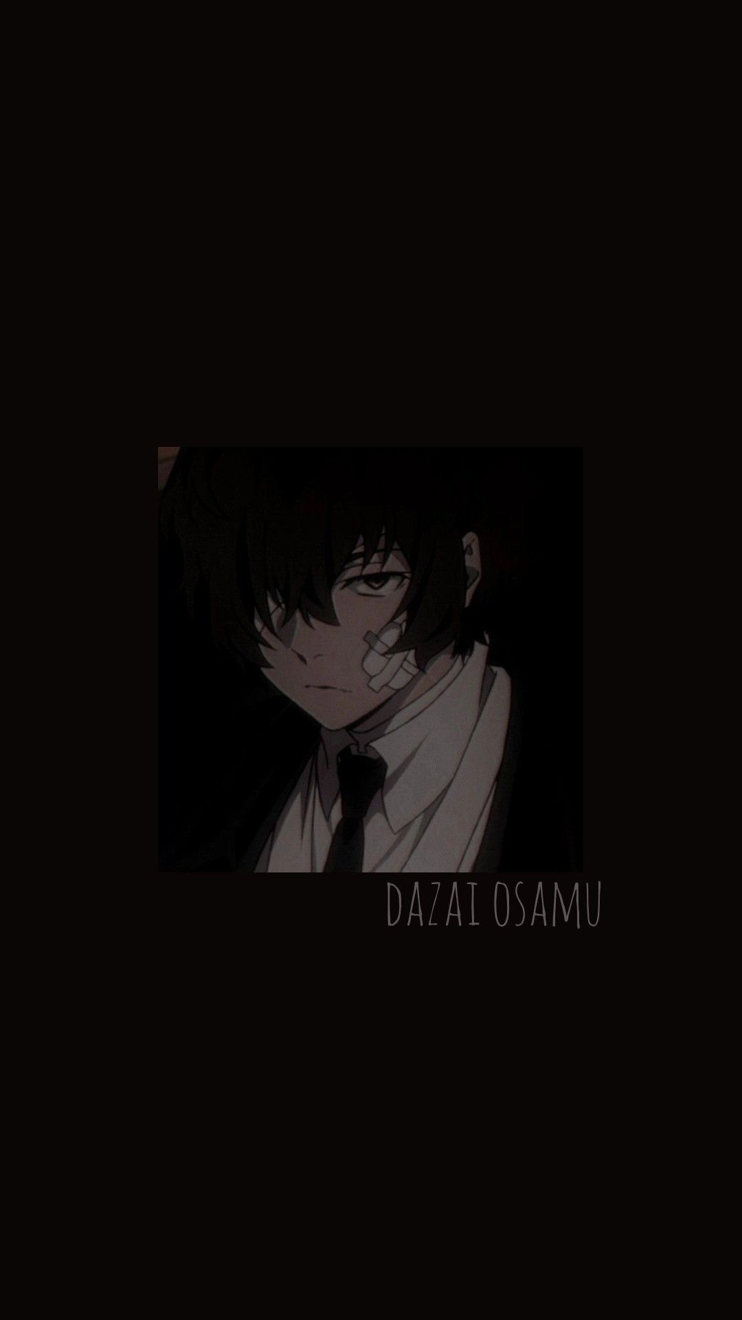 Dazai osamu. Dazai, Anime lock screen