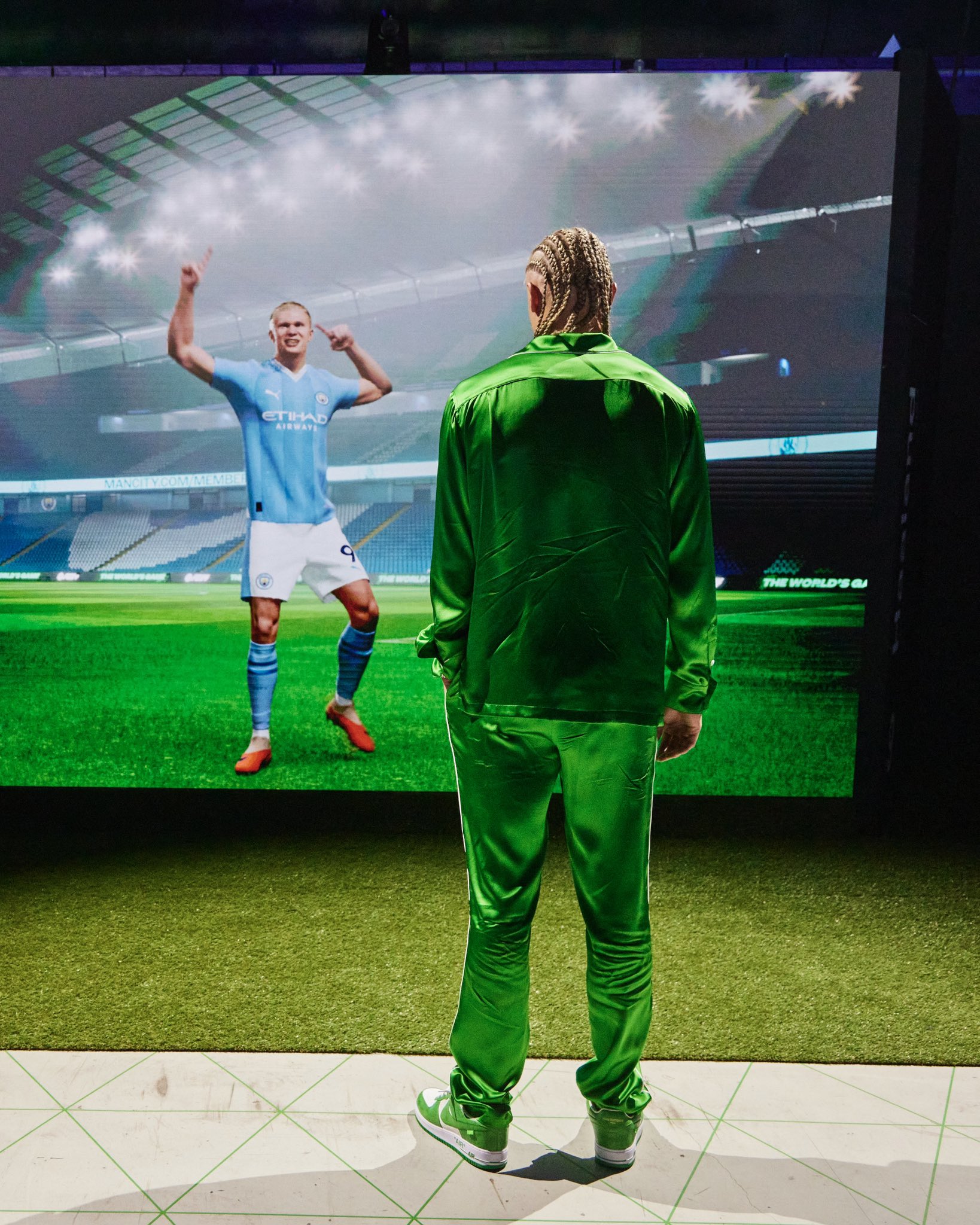 Erling Haaland fun working