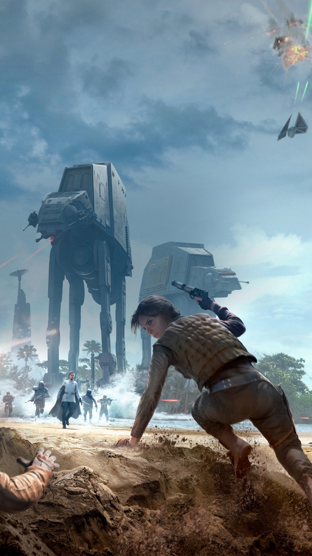 Download Jyn Erso Nien Nunb Star Wars