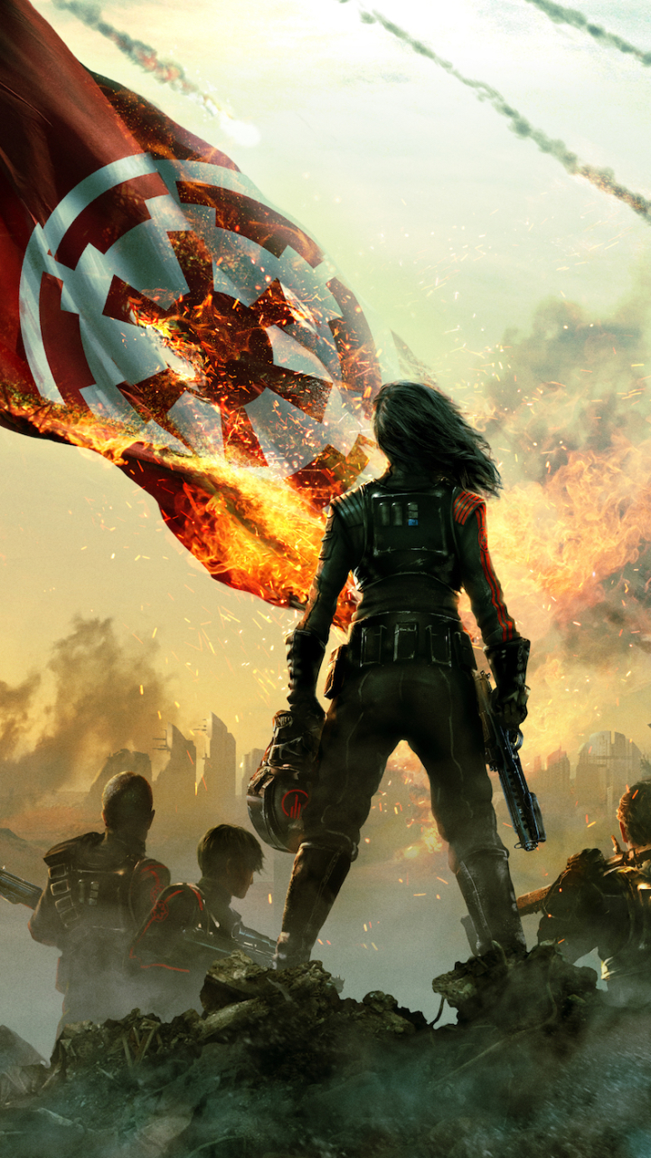 Woman Warrior Warrior Battle Banner