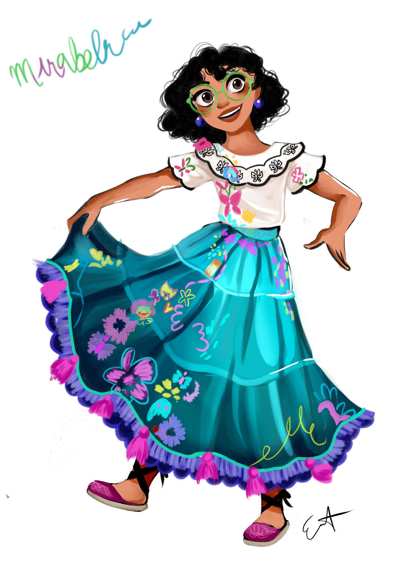 Vibrant Skirt Wallpaper