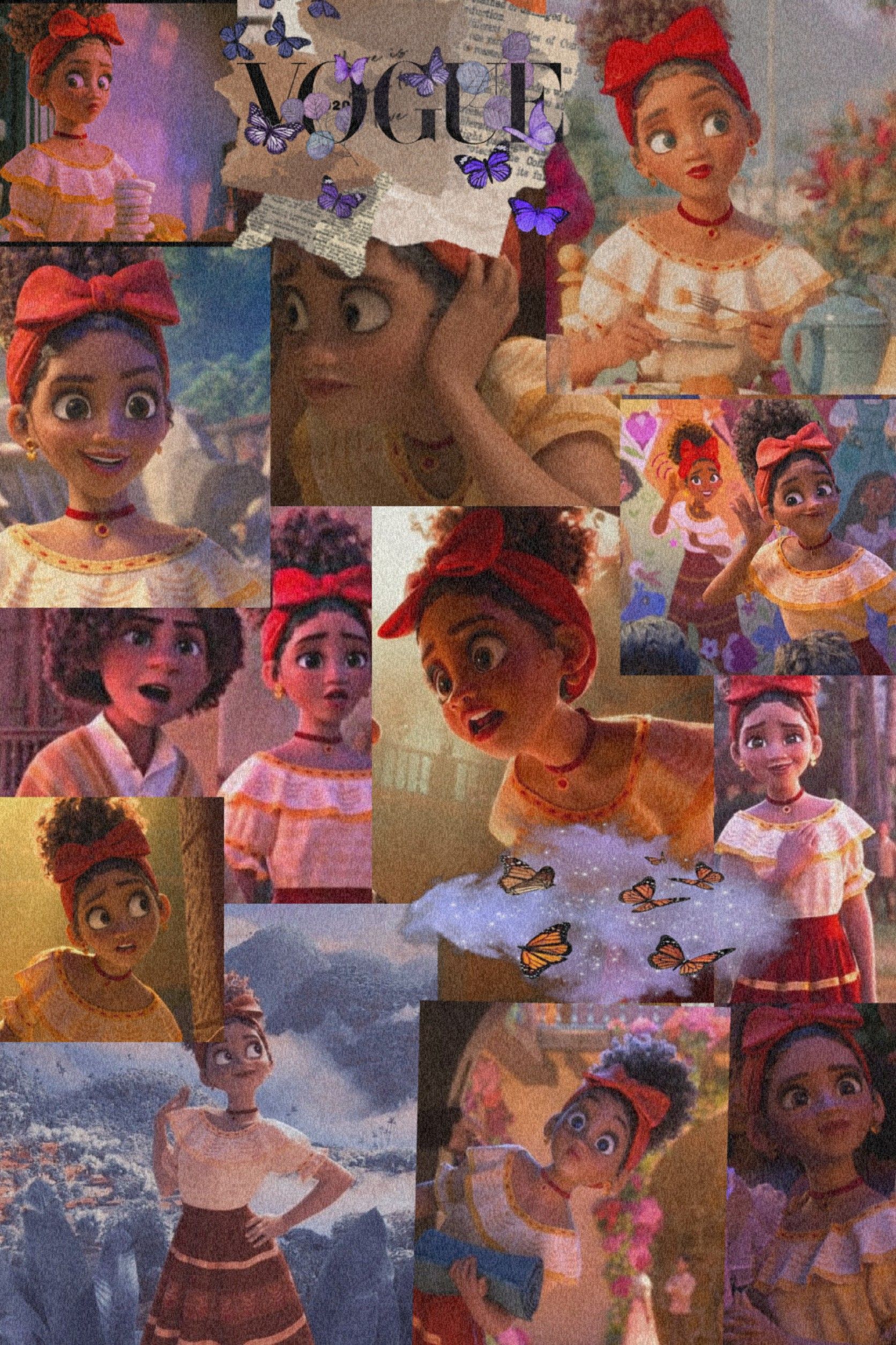Dolores Madrigal Wallpaper.. Encanto