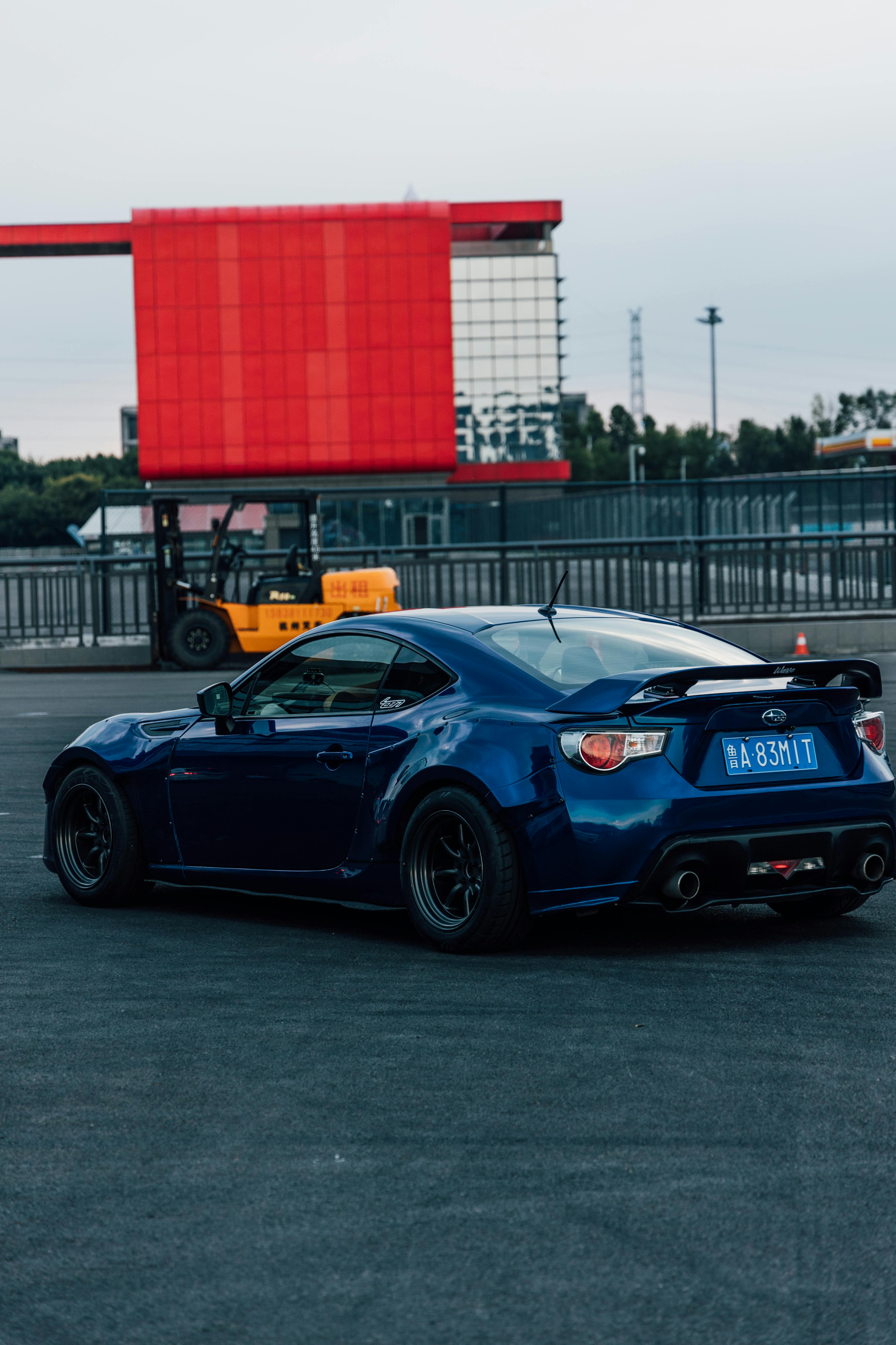 Subaru BRZ Sports Car on the Side