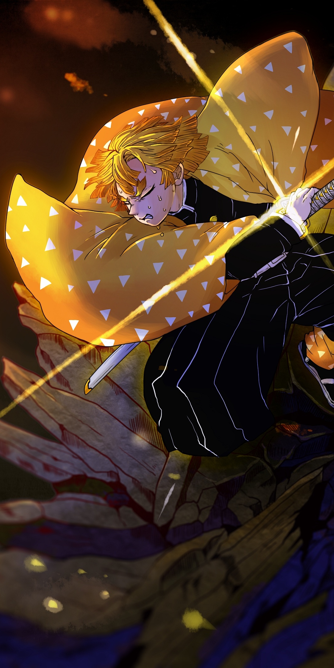 Download Zenitsu Agatsuma Anime Demon