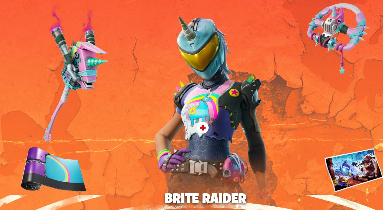 Brite Raider Fortnite wallpaper