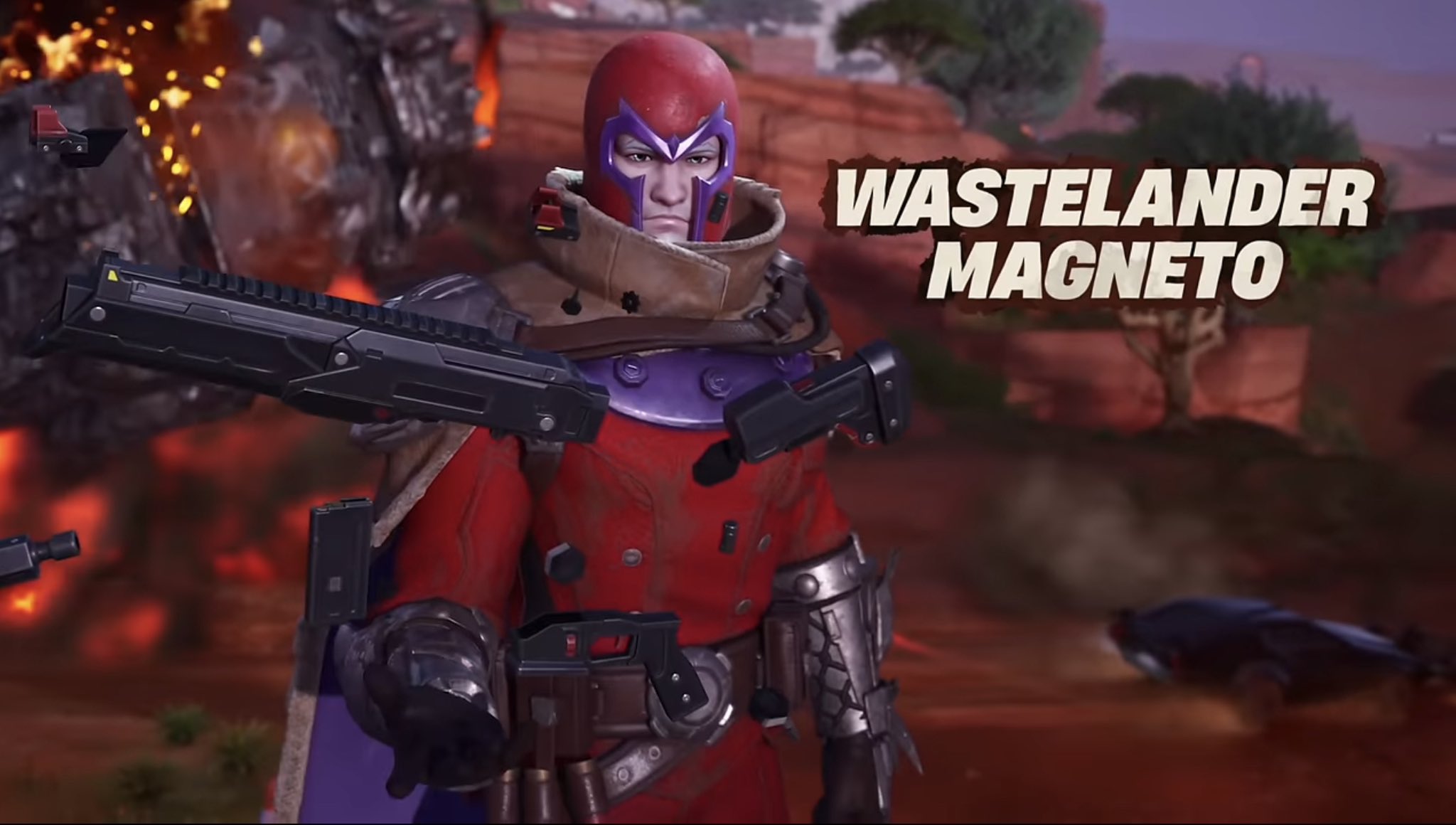Wastelander Magneto Fortnite wallpaper