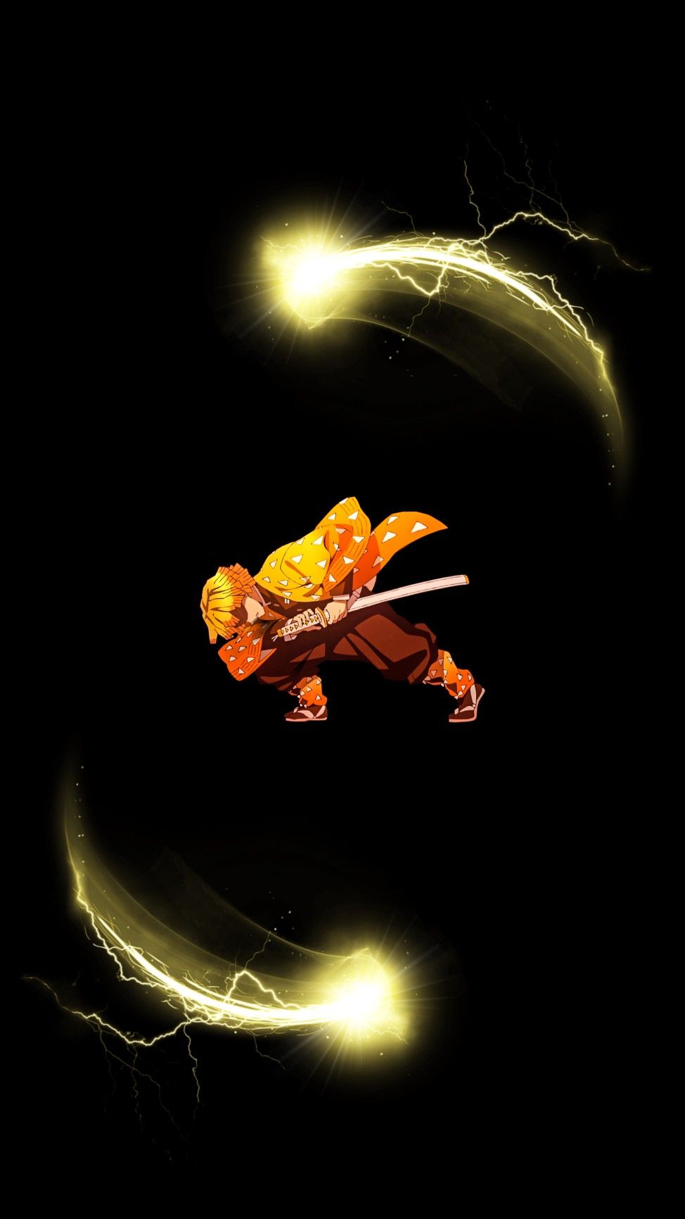 Zenitsu agatsuma demon slayer wallpaper