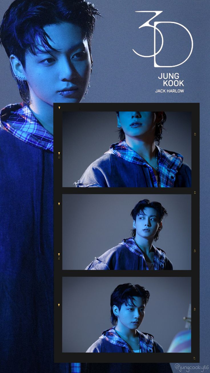 BTS Jeon Jungkook JK 3D photo sketch