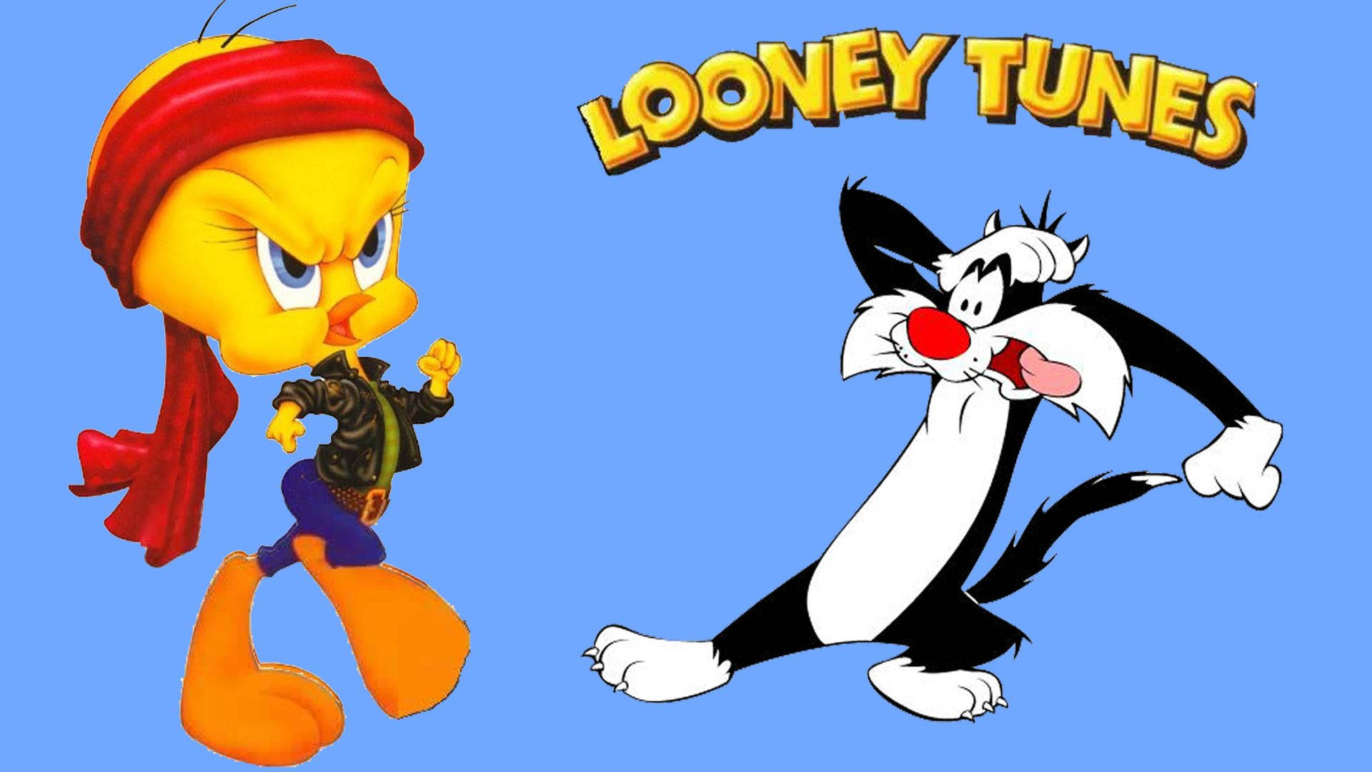 Sylvester and Angry Tweety Wallpaper