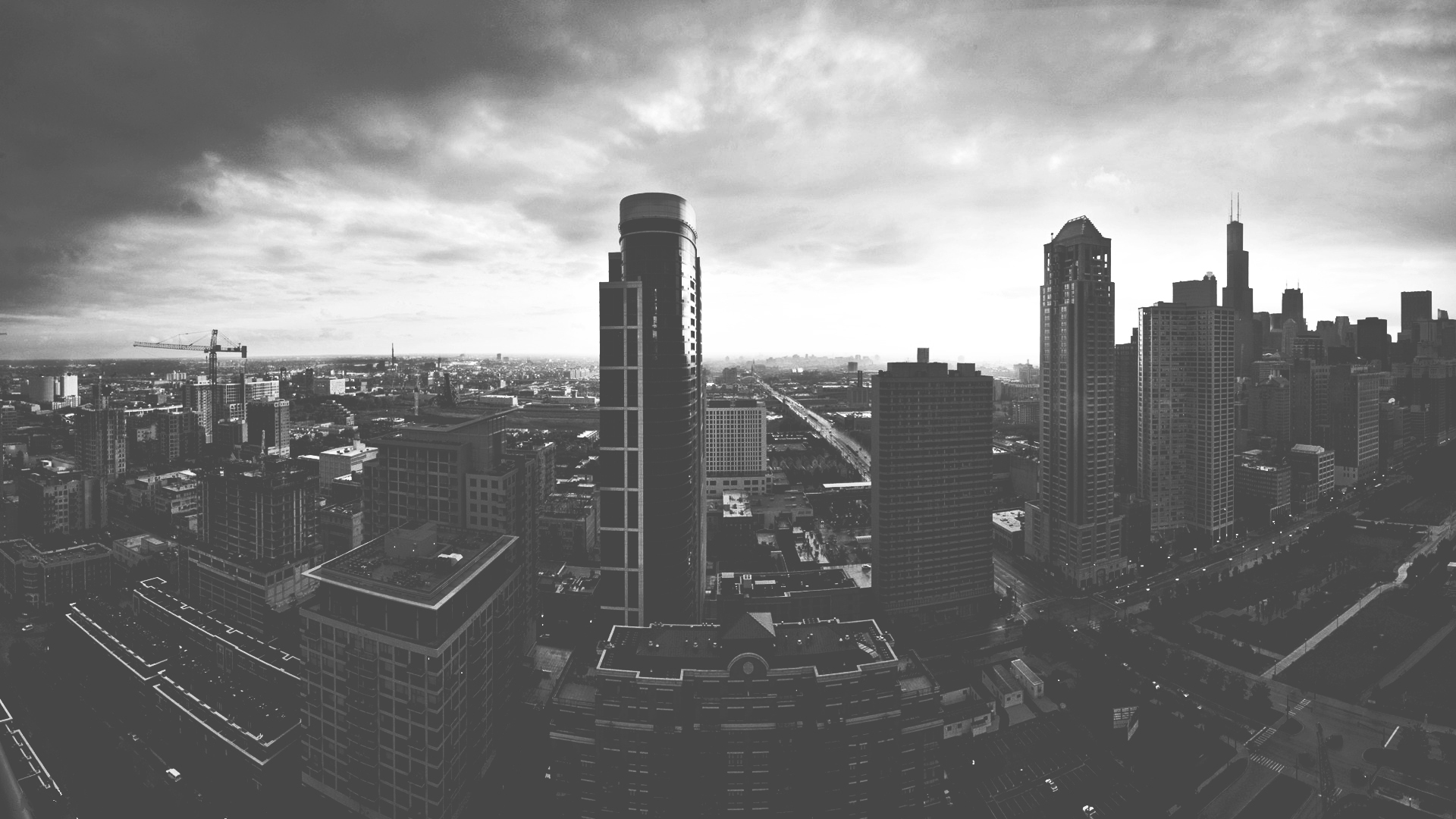 black and white, buildings, cityscapes