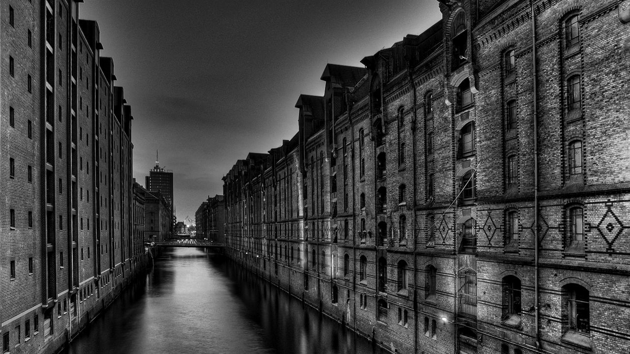 Download wallpaper 1280x720 black white