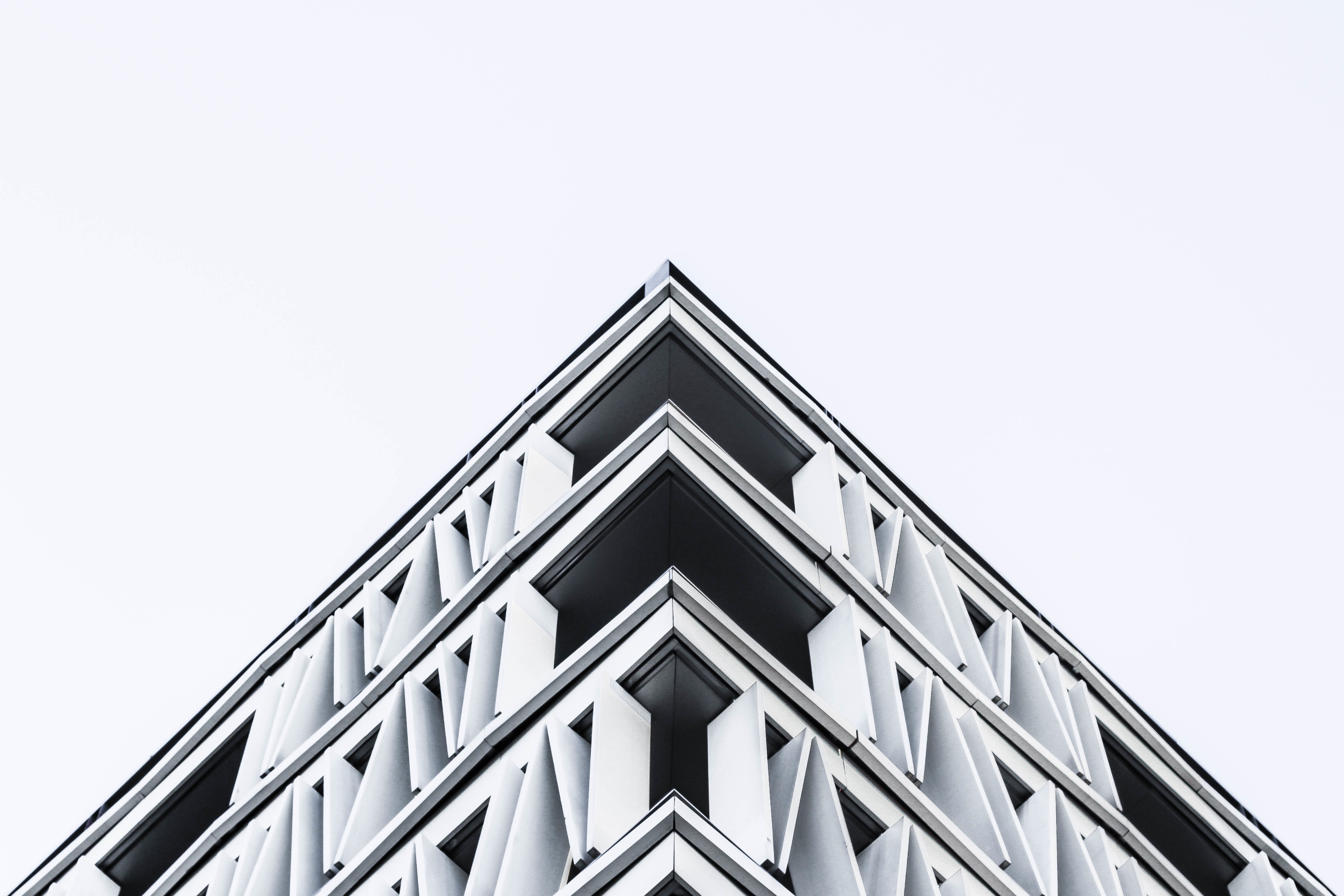 black and white, architecture, building