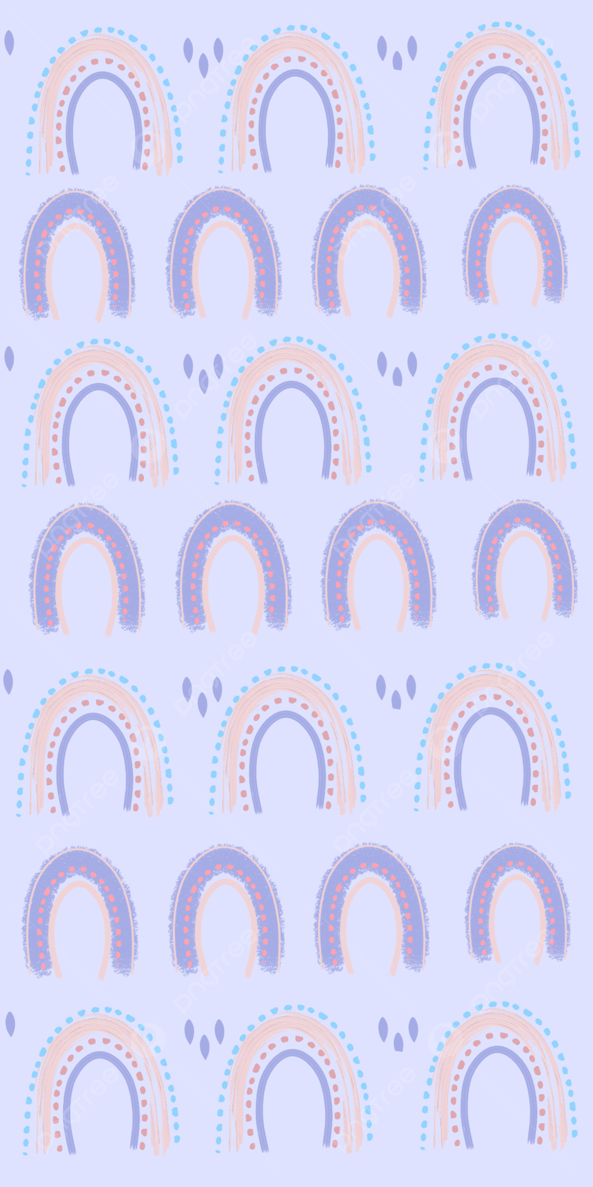 Soft Purple Rainbow Background