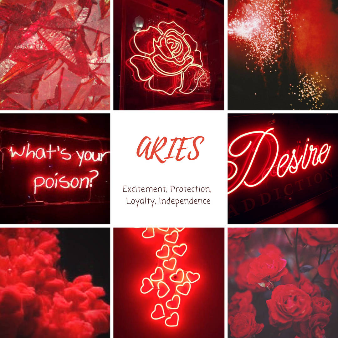 Download free Red Aesthetic Aries