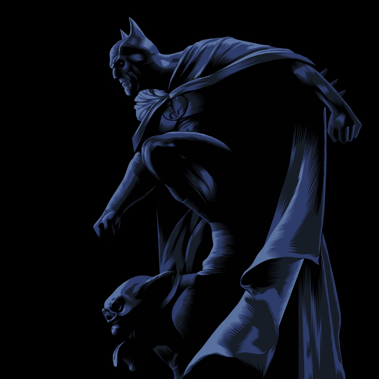 Batman Wallpaper 4K, AMOLED, DC