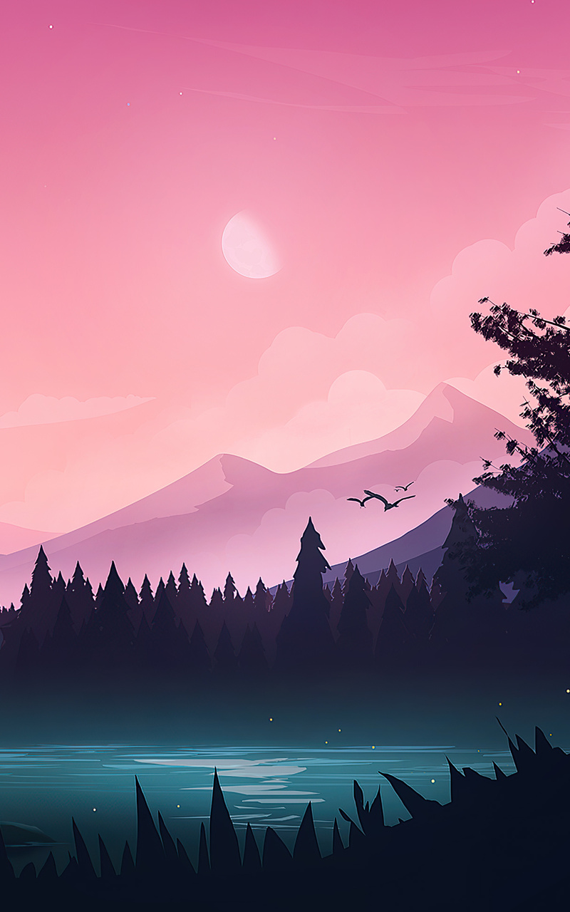 Peaceful Lake Minimal 4k Nexus