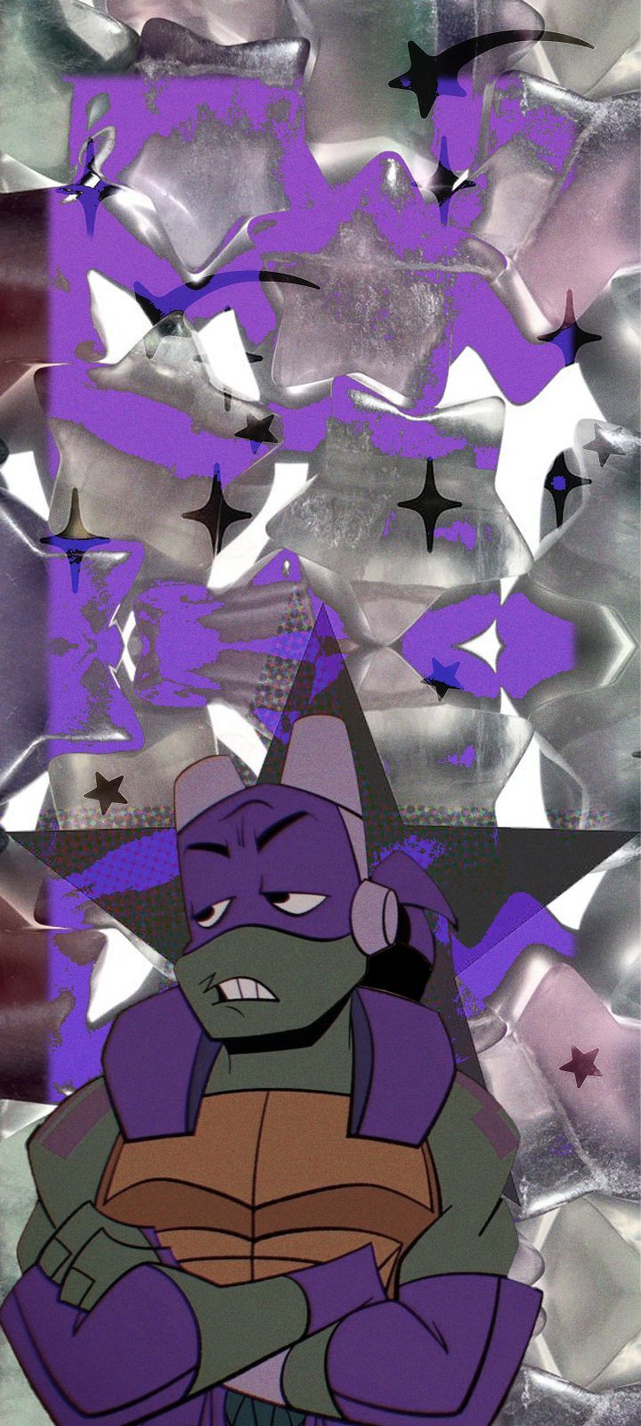 ROTTMNT Donnie phone wallpaper. Phone