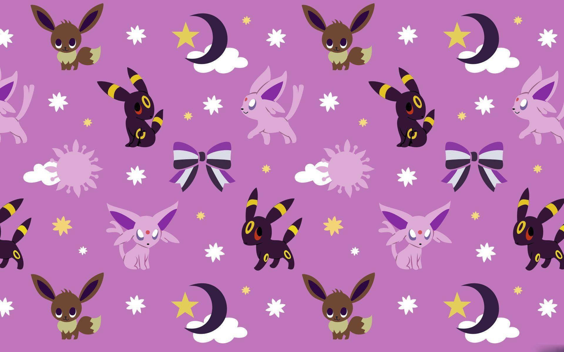 Download Espeon Umbreon And Eevee