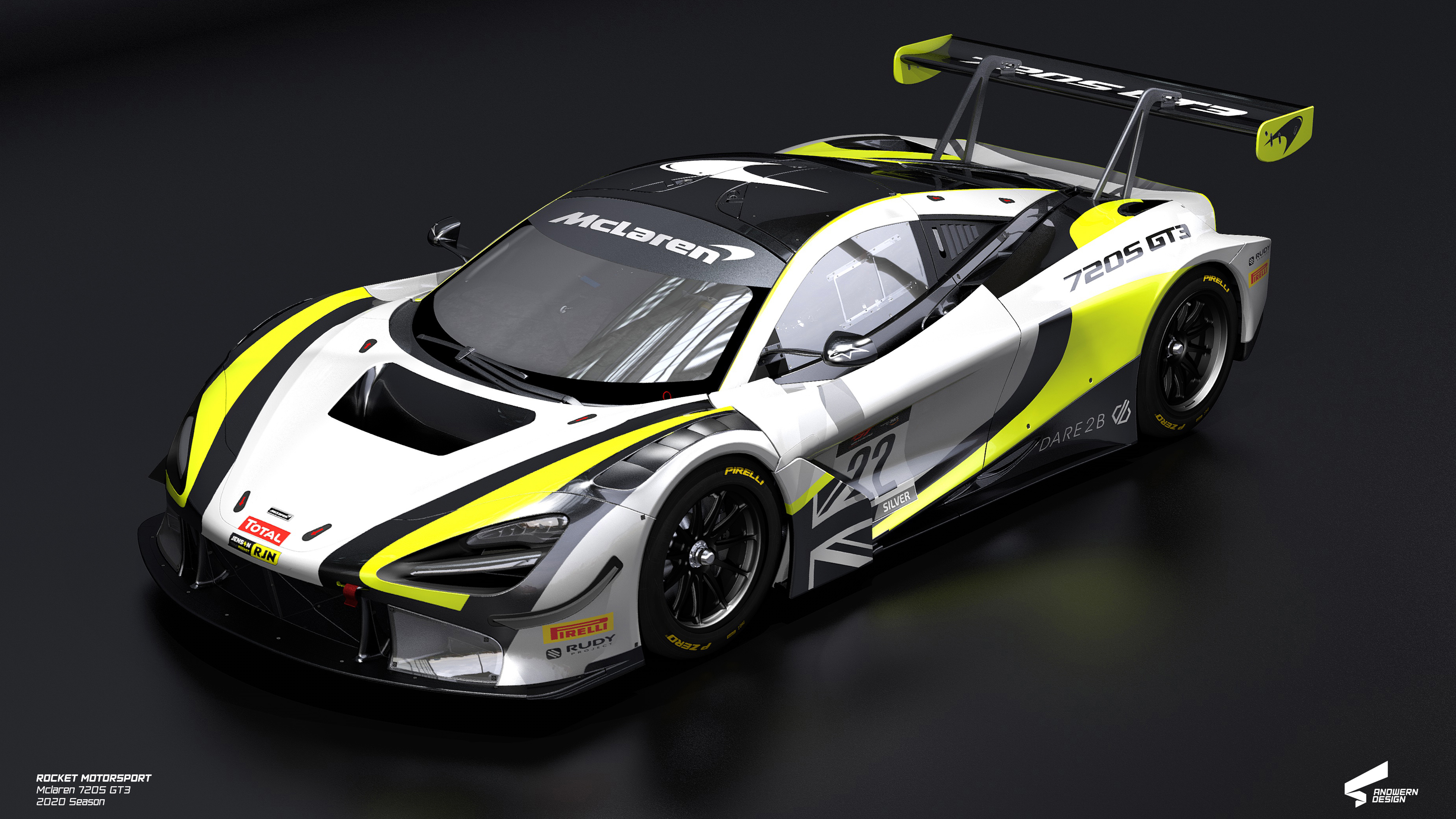 McLaren 720S GT3 2020 4K Wallpaper