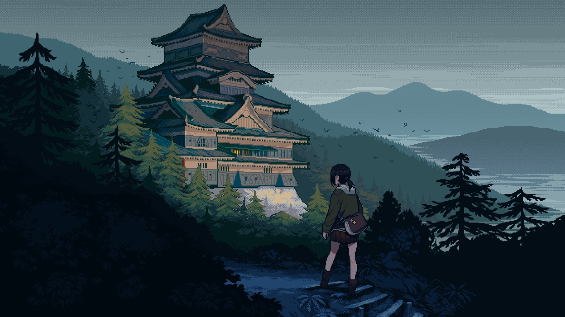 Anime pixel art