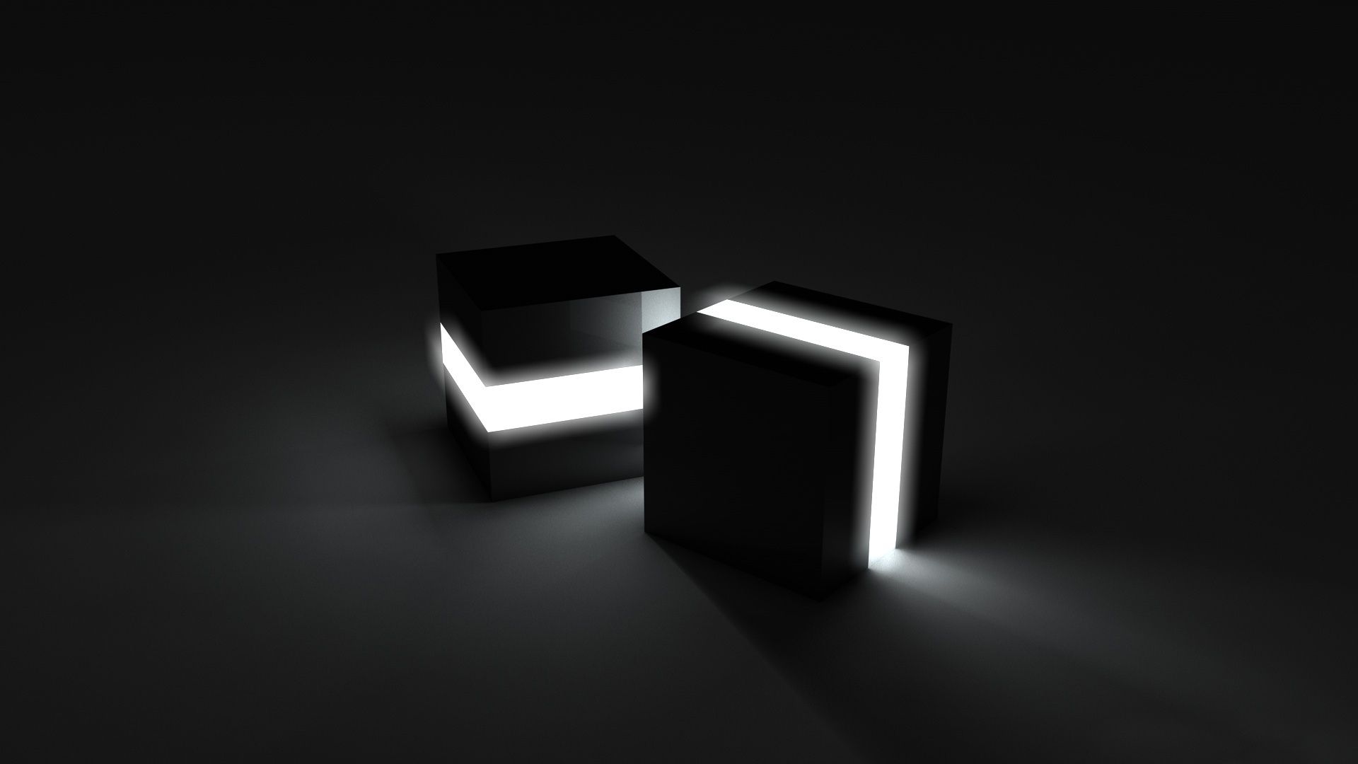 Black. Cube, Cube light, Lights background