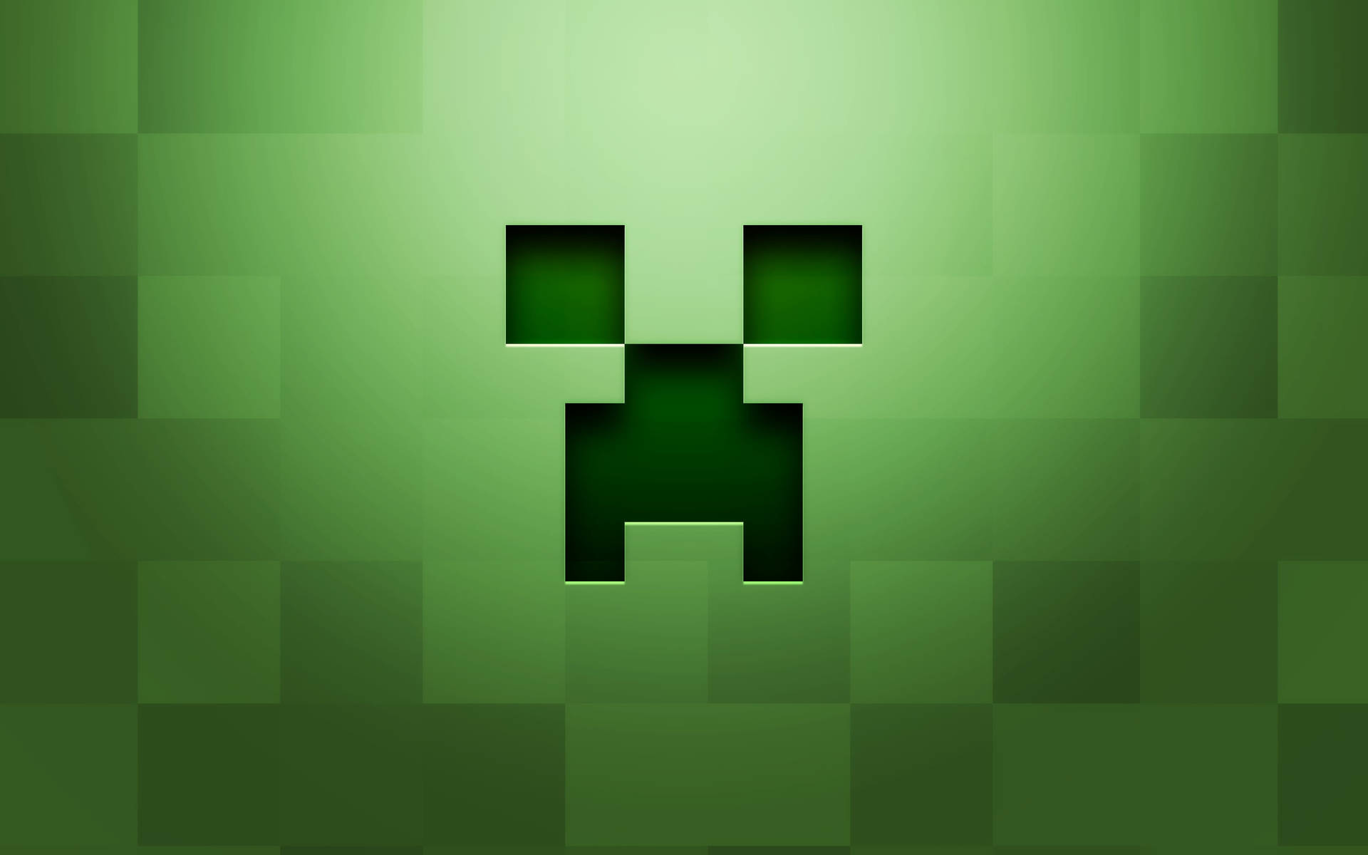 Download free Creeper Face Cool Minecraft Wallpaper
