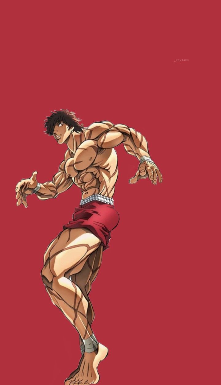 Baki Hanma, anime boys, muscled legs