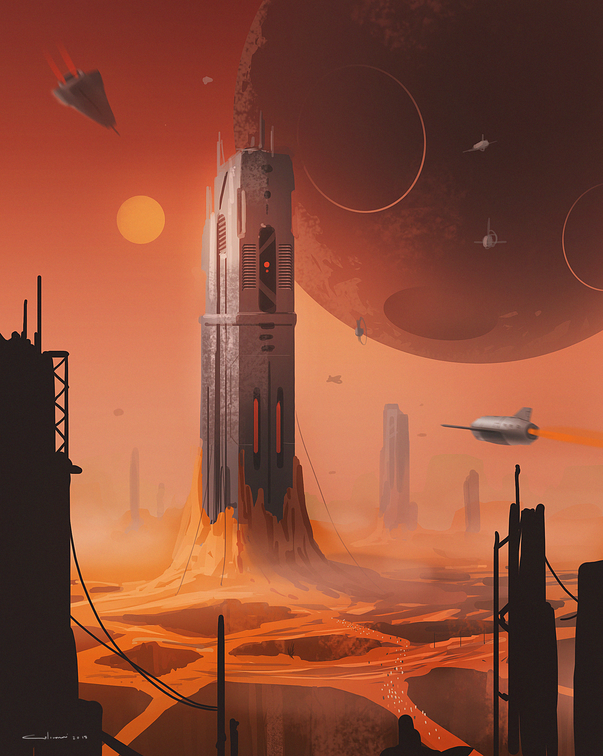 Future wallpaper for mobile phone