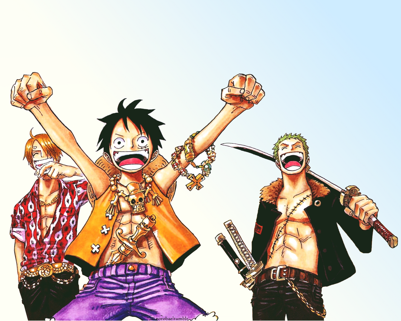 Trio Monstro! \õ/. One piece crew, One