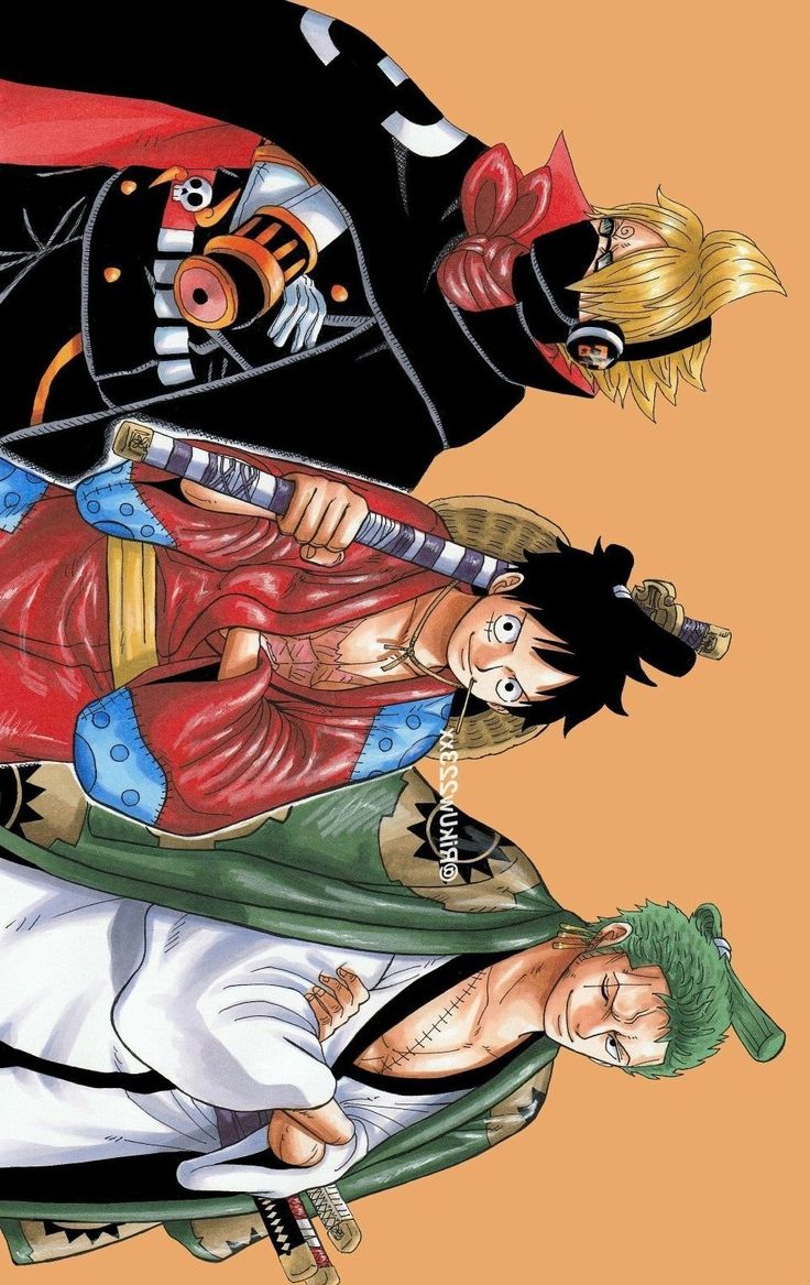 Monster trio. Anime, Anime art, One piece