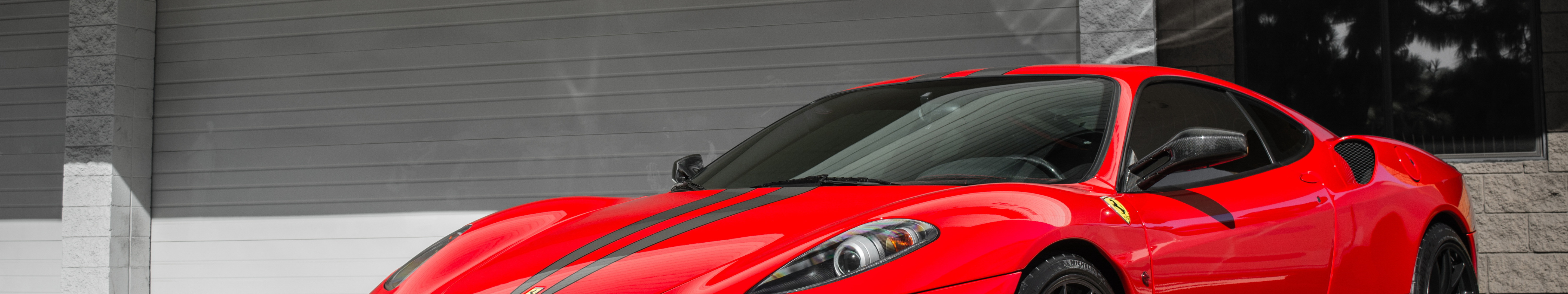 Download wallpaper red, ferrari, f430