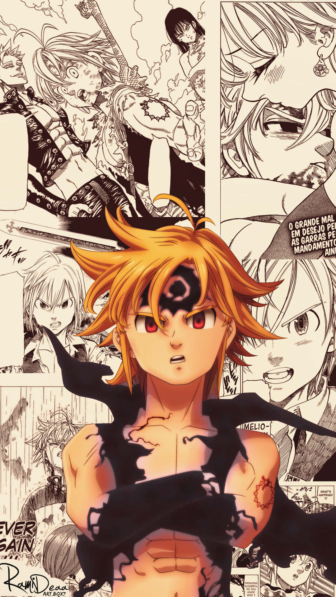 Seven Deadly Sins iPhone Manga Aesthetic Wallpapers - Wallpaper Cave