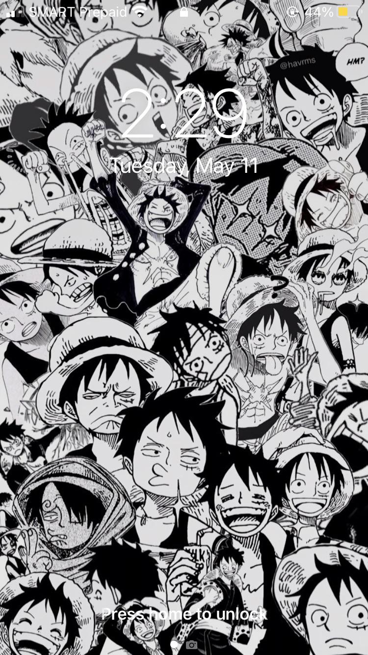 Just sharing my Luffy wallpaper, r