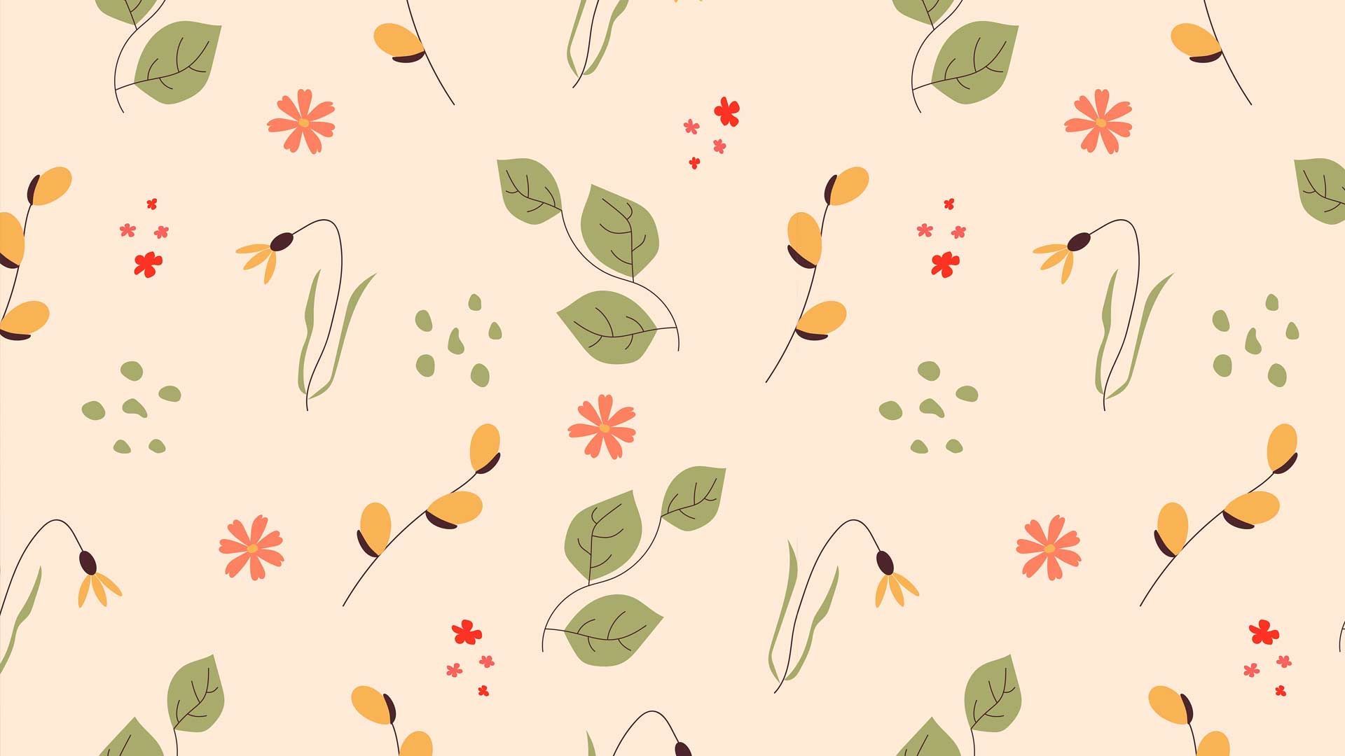 Floral cute desktop wallpaper full