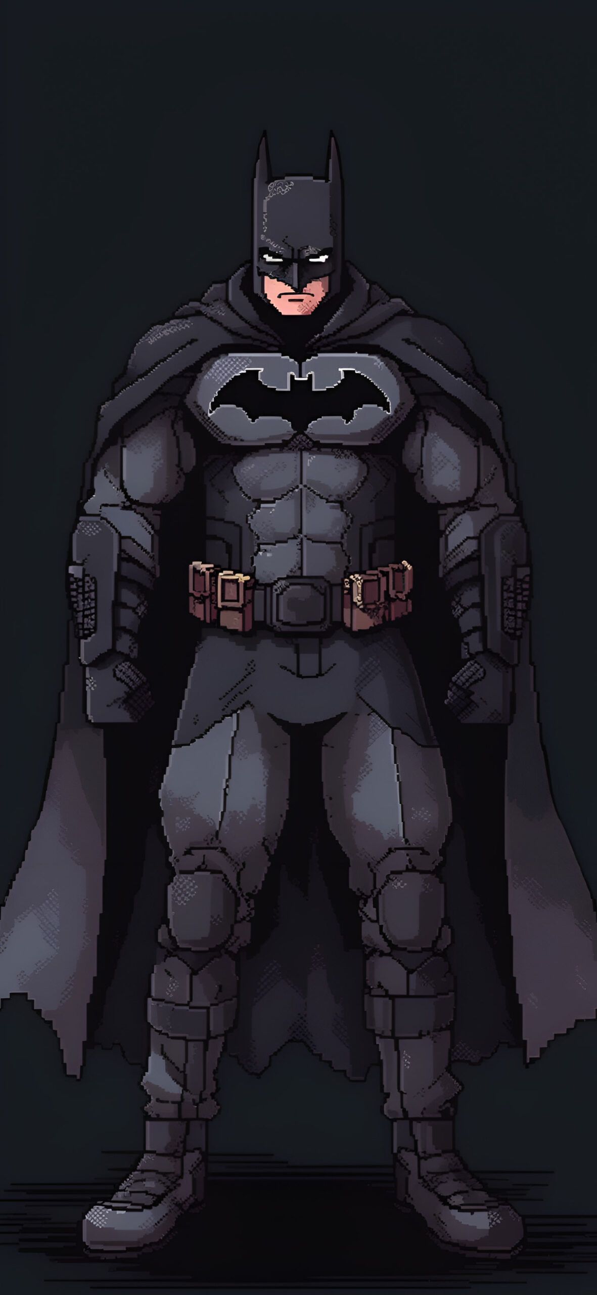 DC Batman Vintage Pixel Wallpaper