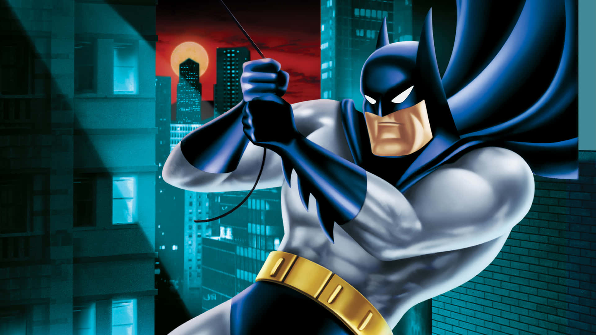 Download Batman Vintage Art Swinging